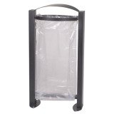 Support de sacs poubelles mobile 60 litres Arkea gris anthracite
