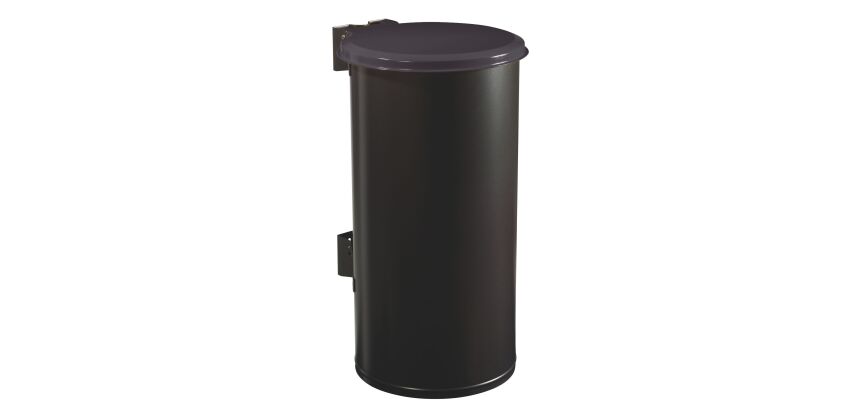 Corbeille 80 litres Tubo Rossignol ronde extérieur