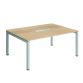 Mesa de reunión Arko roble 160 x 120 cm con top access