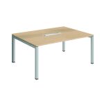 Table de réunion L 160 x P 120 cm piètement métal avec top access Arko