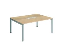 Mesa de reunión Arko roble 160 x 120 cm con top access