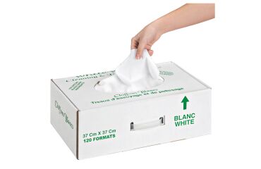 Chiffon textile coton - boîte de 120