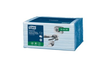 Lavette ajourées non tissées synthétiques Tork premium couleur - Paquet de 40
