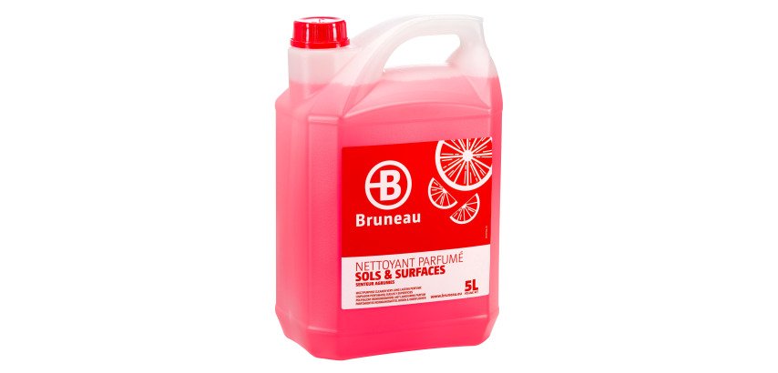 Nettoyant sols et surfaces Bruneau agrumes - Bidon de 5 L