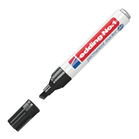Rotulador permanente edding No. 1 negro