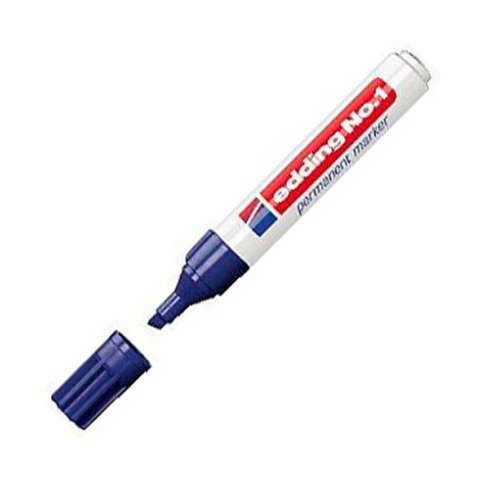 Rotulador permanente edding No. 1 azul