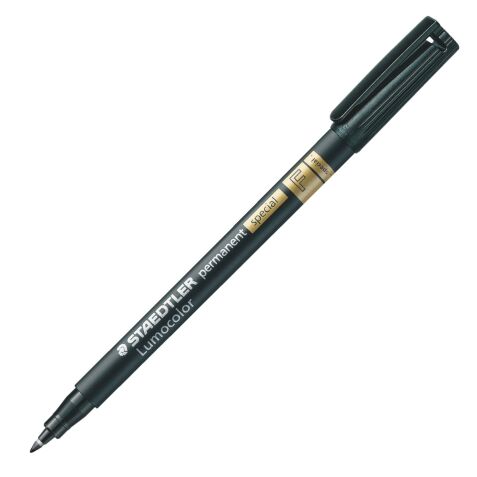 Rotulador Lumucolor Permanente Especial Staedtler Negro