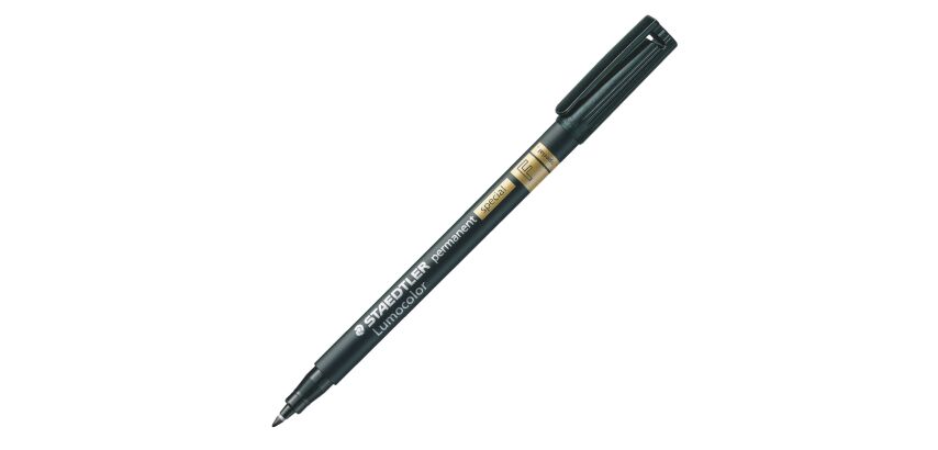 Rotulador Lumucolor Permanente Especial Staedtler Negro