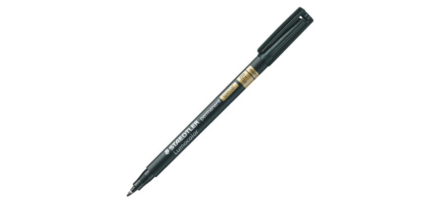 Rotulador Lumucolor Permanente Especial Staedtler Negro