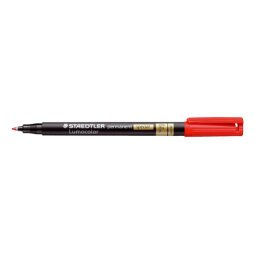 Rotulador Lumucolor Permanente Special Staedtler Rojo