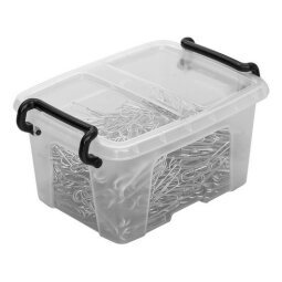 Aufbewahrungsbox 0,4 L Strata transparentes Plastik