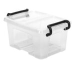Boîte de rangement en plastique Strata - 1,7 litre - dim : H 11,6 x L 20,5 cm