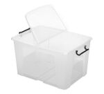 Boîte de rangement en plastique Strata - 65 litres - dim : H 35 x L 59 cm