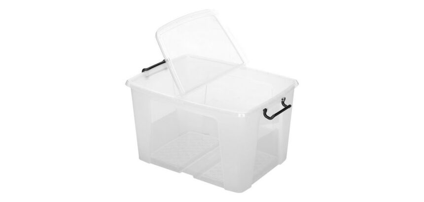 Boîte de rangement en plastique Strata - 65 litres - dim : H 35 x L 59 cm