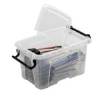 Boîte de rangement en plastique Strata - 1,7 litre - dim : H 11,6 x L 20,5 cm