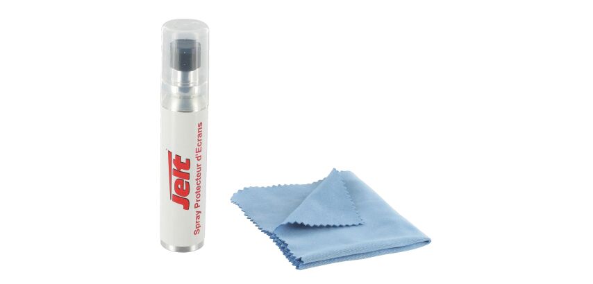 Cleaning kit for delicate screens