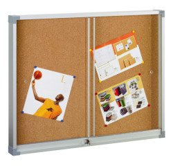 Vitrina de interior puerta corredera 60x90 cm metacrilato 8 hojas