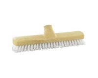 Scrubbing brush white nylon fibers W 30 cm