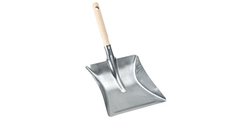 Pelle de ramassage métal zingué