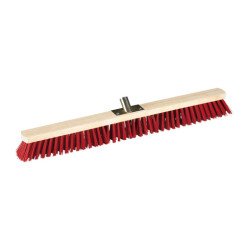 Broom PVC red 80 cm