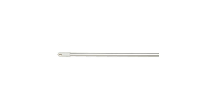 Broom handle in anodized aluminium 1m40 Ø 24 mm