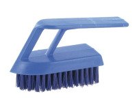 Professional nail brush polyester width 13 cm blue.