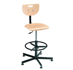 Silla Werek alta con reposapiés