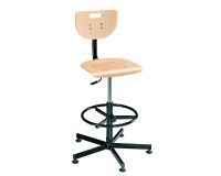 Silla Werek alta con reposapiés