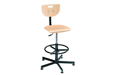 Chaise Werek modèle haut avec repose-pieds