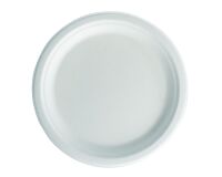 Platos de cartón blancos Ø 23 cm - Paquete de 50