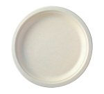 Platos de cartón blancos Ø 23 cm - Paquete de 50