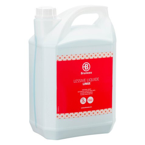 Lessive liquide Bruneau - 30 lavages - Bidon de 5 L