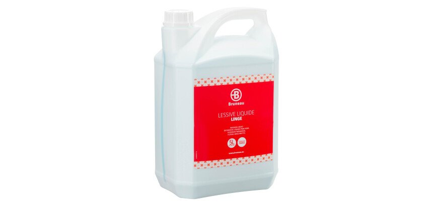 Lessive liquide Bruneau - 30 lavages - Bidon de 5 L