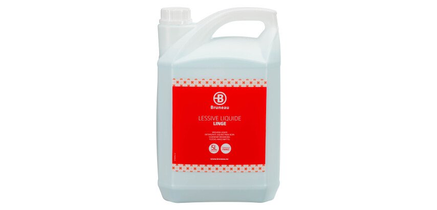 Lessive liquide Bruneau - 30 lavages - Bidon de 5 L