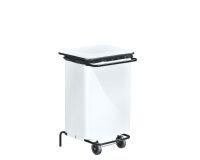 Holder for garbage bags 110 l with pedal colour white