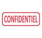 Tampon encreur automatique "Confidentiel" Trodat Printy 4992 Xprint