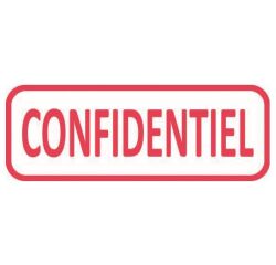 Tampon encreur Xprint 'Confidentiel' Trodat