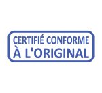 Tampon encreur automatique "Certifié conforme" Trodat Printy 4992 Xprint