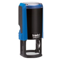 Trodat Printy 4630 Redondo sello con texto personalizable 6 líneas Ø 30 mm monocromo