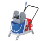Chariot de lavage compact 2 seaux de 18L