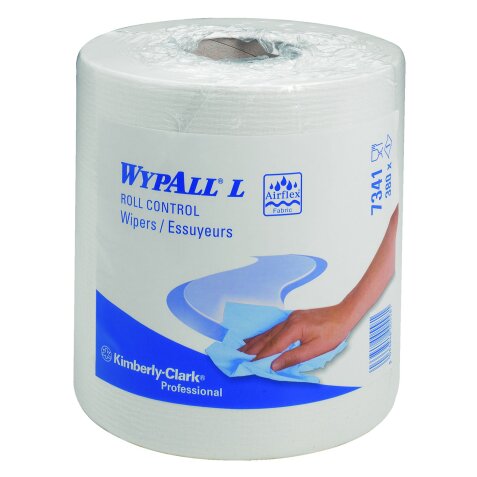 Wiper rolls Wypall Roll Control L20 white - Box of 6