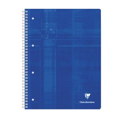 Notebook Clairefontaine spiral binding 160 removable pages 21 x 29,7 cm 5 x 5 assorted colors