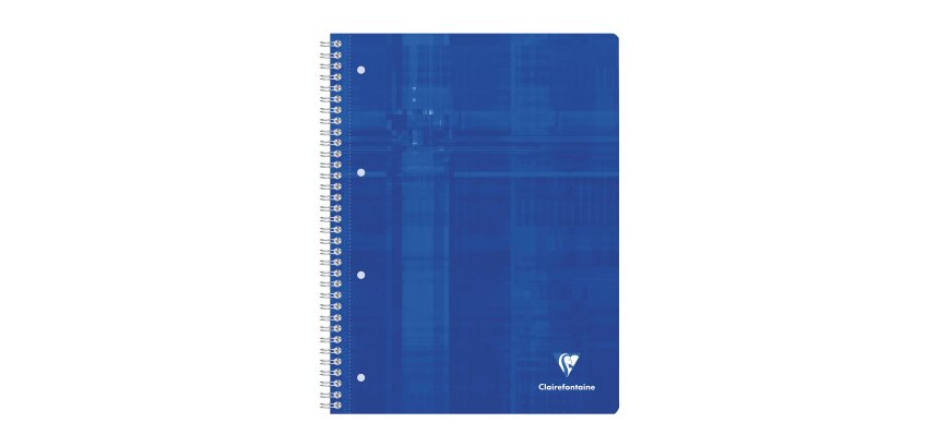 Cahier Clairefontaine spirales 21x29,7cm - petits carreaux - 160 pages
