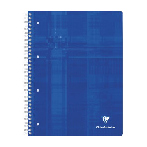 Spiral notebook Clairefontaine 160 pages A4 lined