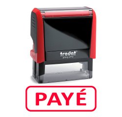 Tampon encreur automatique "Payé" Trodat Printy 4992 Xprint