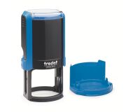 Trodat Printy 4642 Redondo sello con texto personalizado 8 líneas Ø 42 mm monocromo