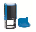 Trodat Printy 4642 Redondo sello con texto personalizado 8 líneas Ø 42 mm monocromo