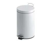 Papelera de pedal metálica - 12 litros
