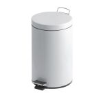 Poubelle métal à pédale ronde, 3 litres