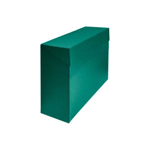 Caja de transferencia Milskin A4 fondo normal lomo 11 cm verde